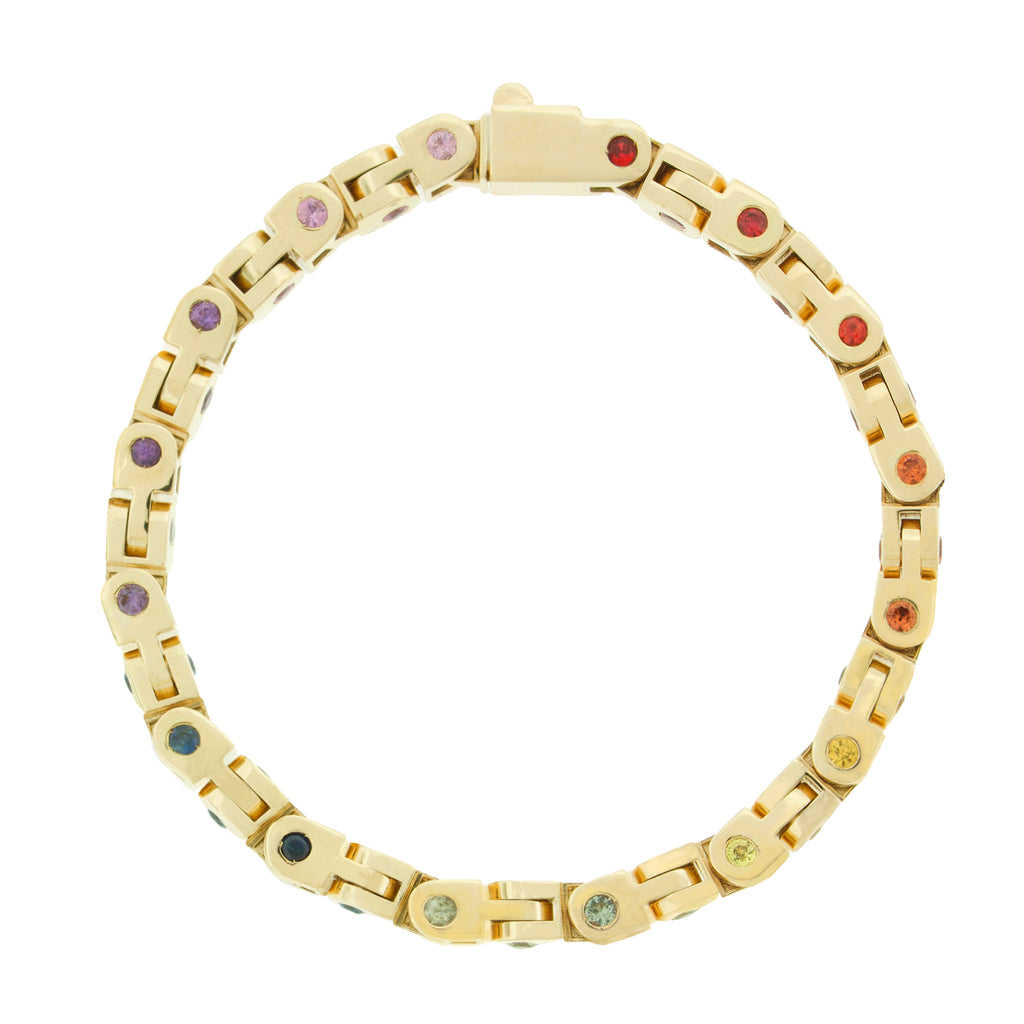 LUIS MORAIS 14kt yellow gold Palm Tree bracelet