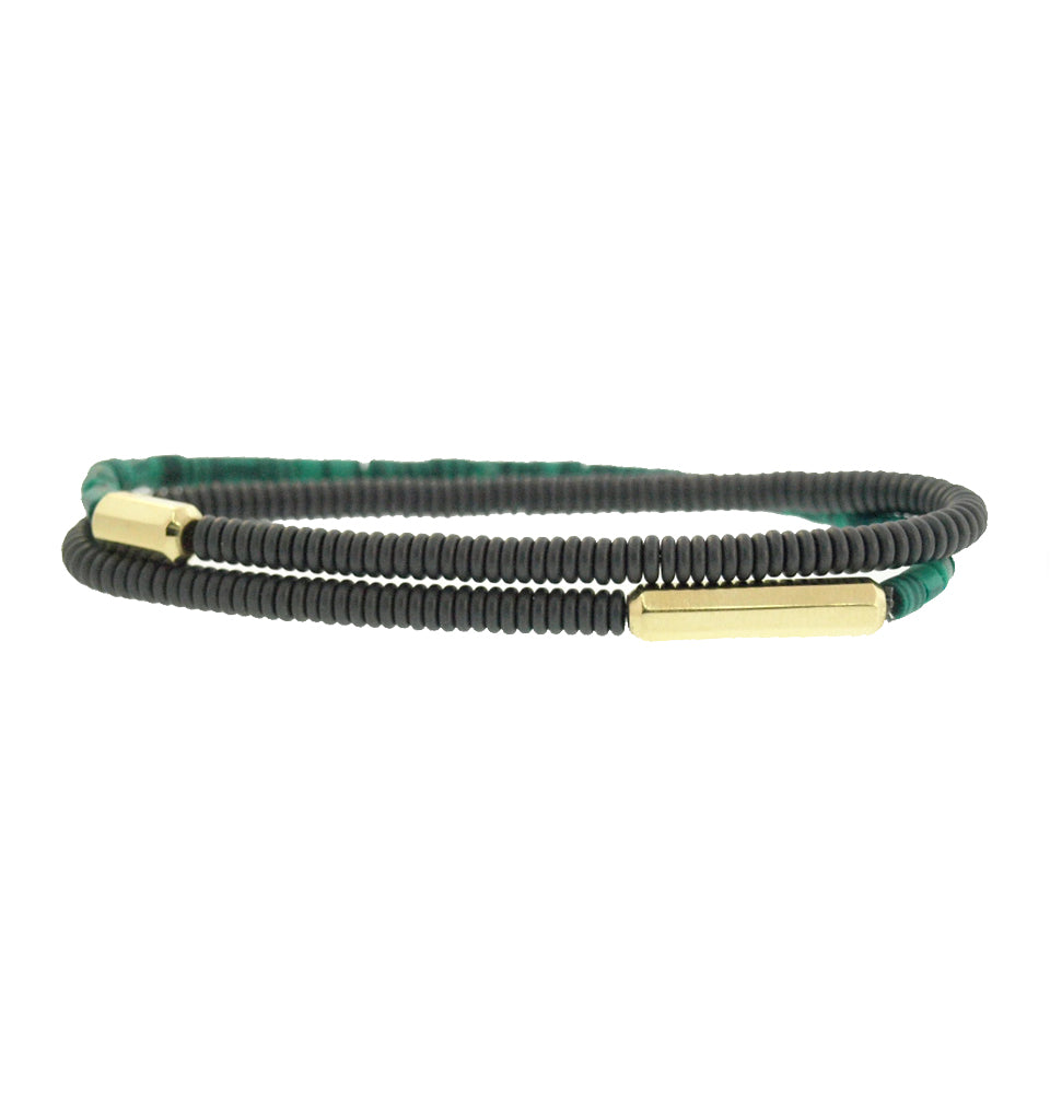 The Double Wrap Zipper Bracelet